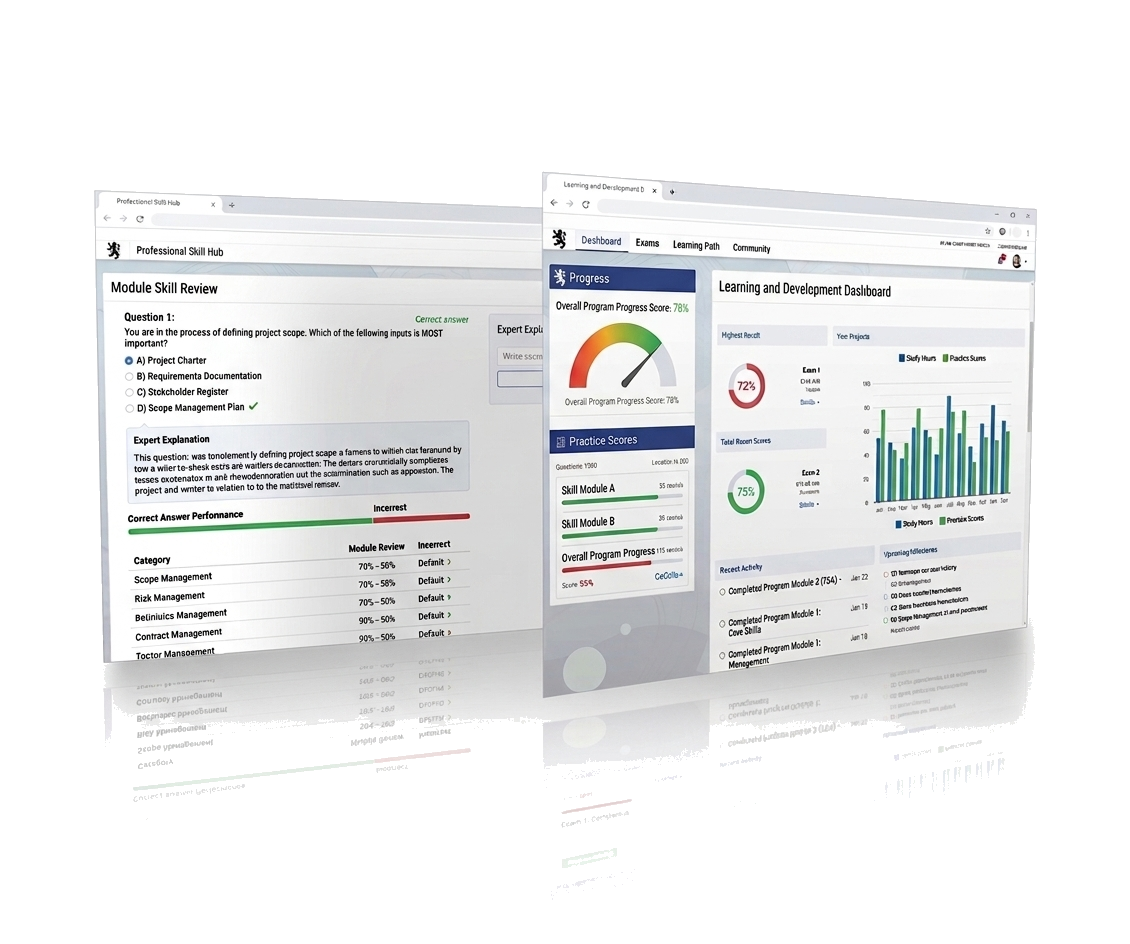 Home Inspect Cert progress dashboard preview
